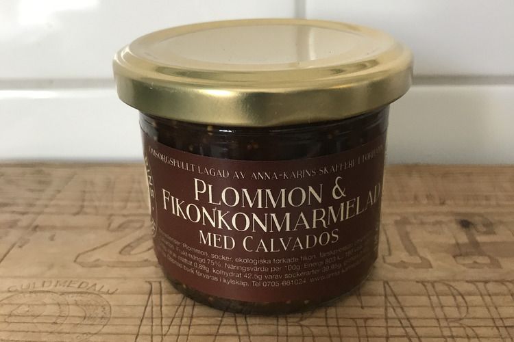 Plommon & Fikonmarmelad med Calvados