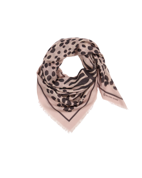 Animal celebration Wool scarf