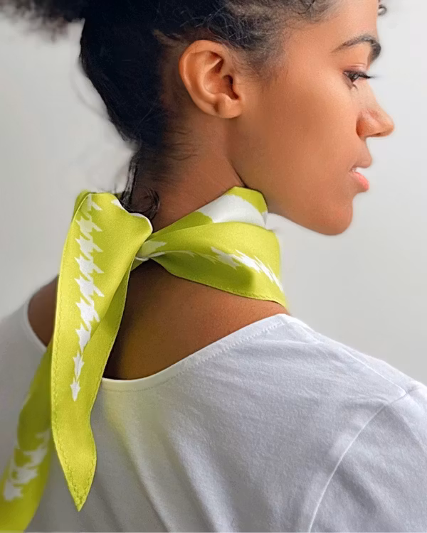 Diamond scarf                       URBAN LIME