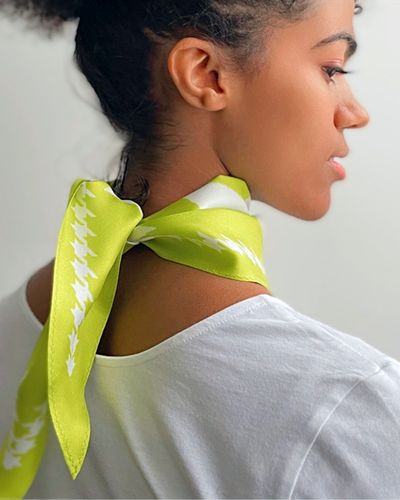 Diamond scarf                       URBAN LIME
