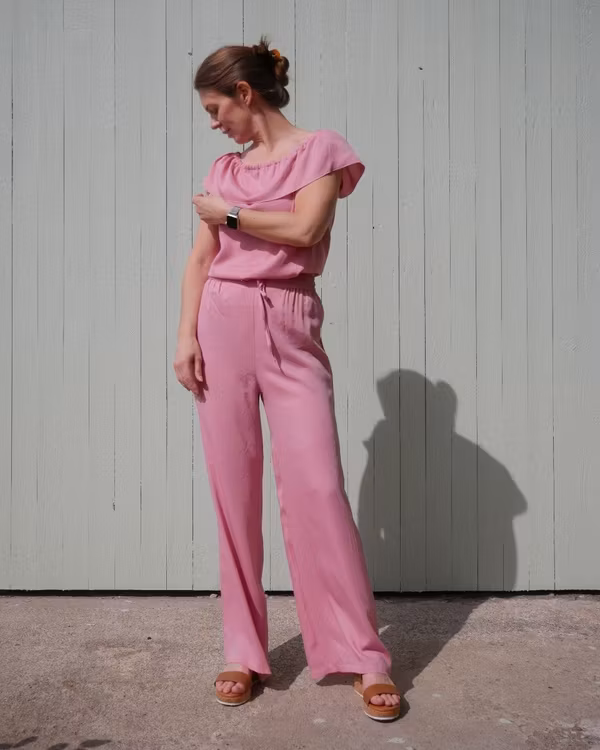 Hazel pant Matte rose