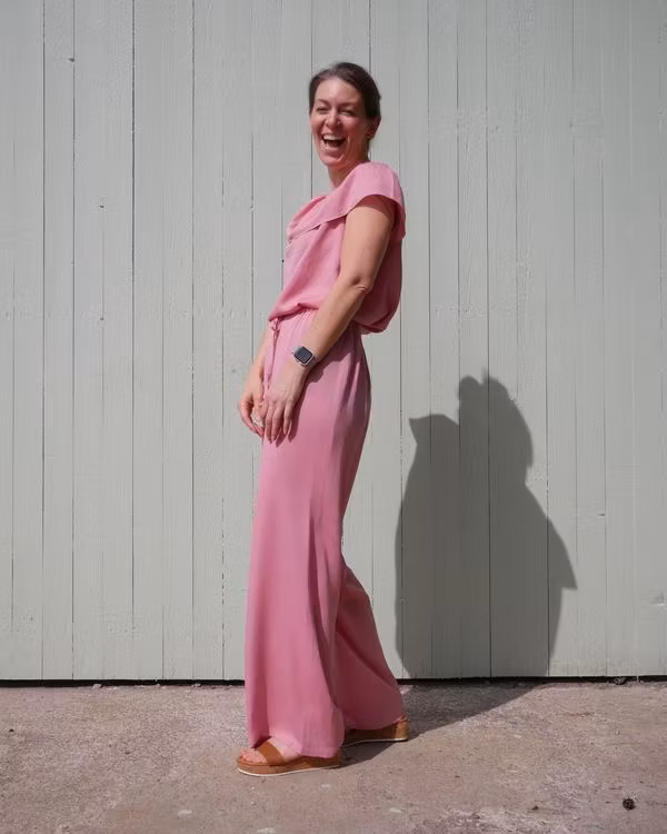 Hazel pant Matte rose
