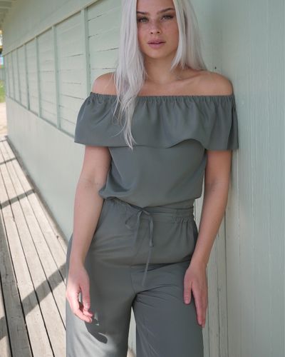 Hazel pant Pine green
