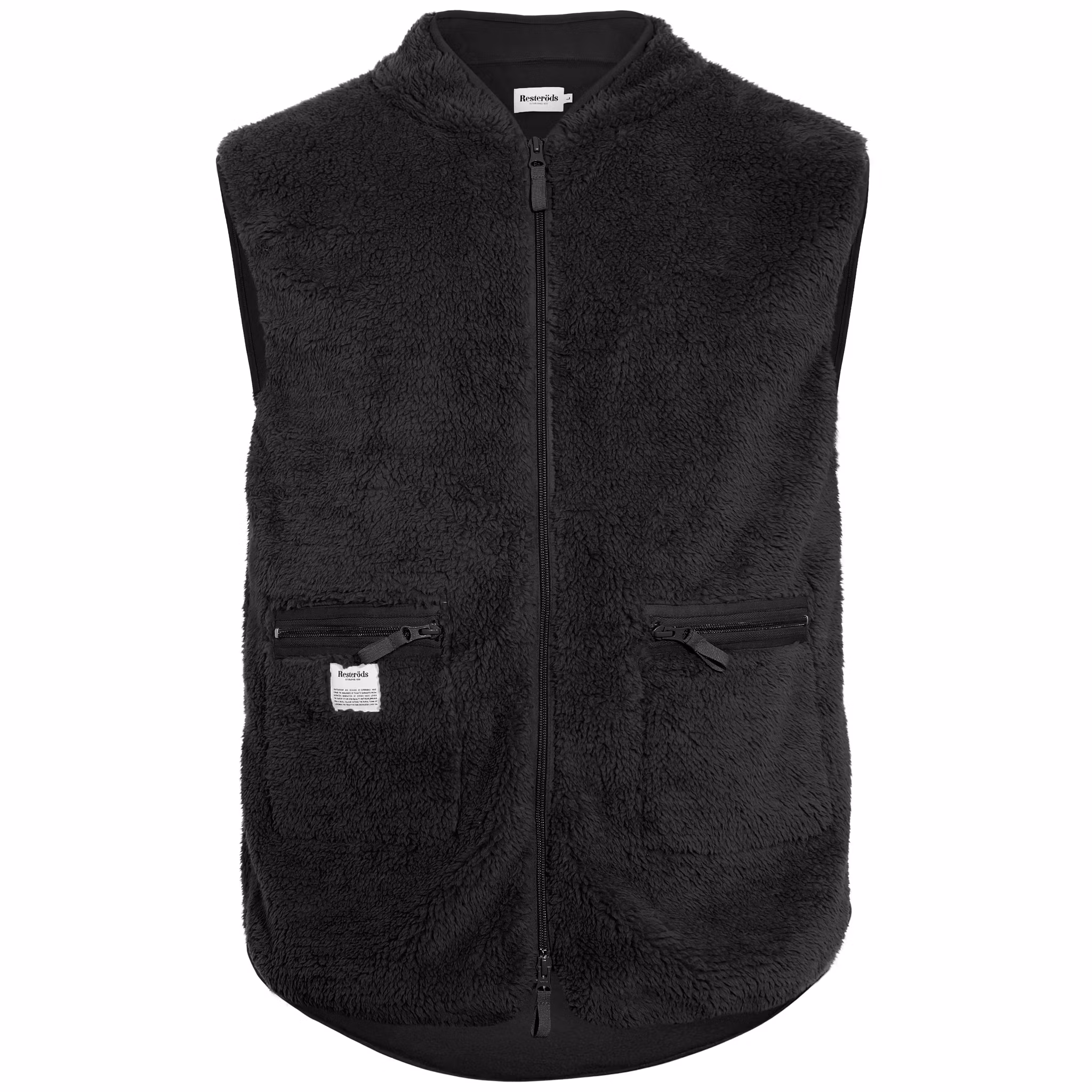 Fleece Vest Recycled | Black