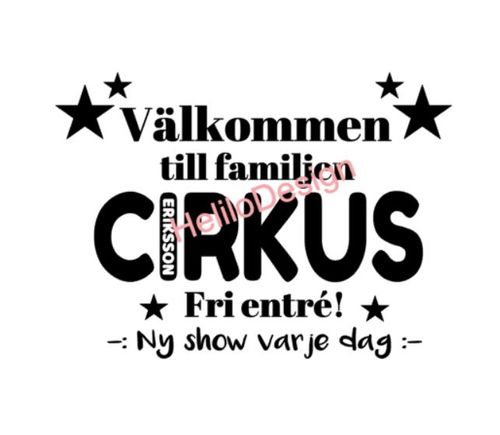 DEKAL, FAMILJEN CIRKUS