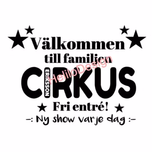 DEKAL, FAMILJEN CIRKUS