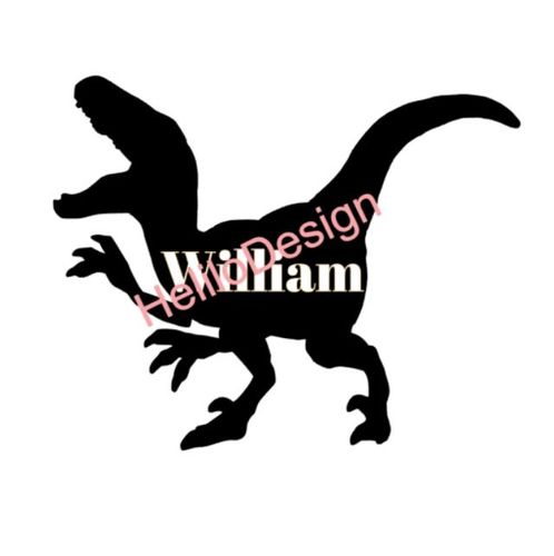 DEKAL, DINOSAURIE MED VALFRITT NAMN