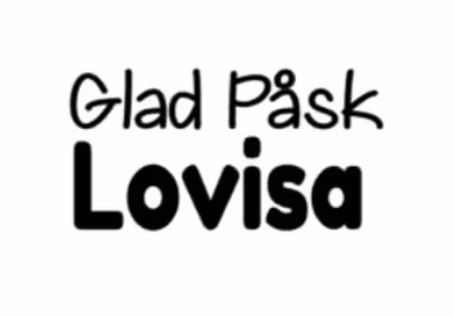 DEKAL, GLAD PÅSK
