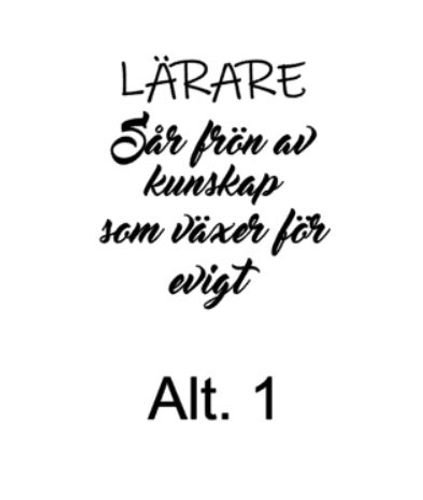 DEKAL, LÄRARE