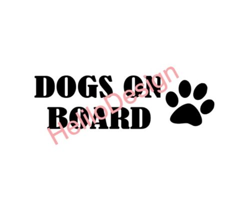 BILDEKAL, DOGS ON BOARD