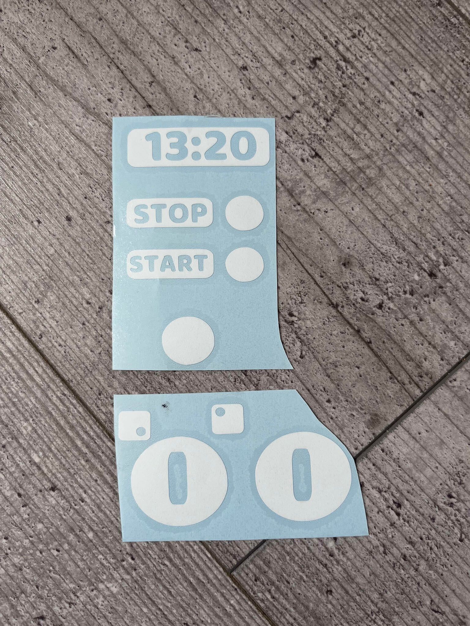 OUTLET, DEKAL (set med mikro och spis till leksakskök)