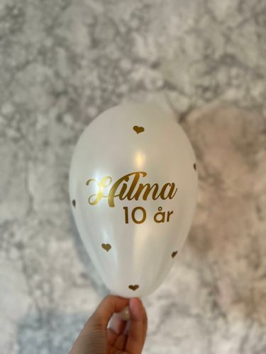 BALLONGDEKAL, NAMN & ÅLDER