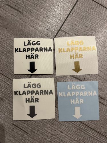 OUTLET, DEKAL (lägg klapparna här)