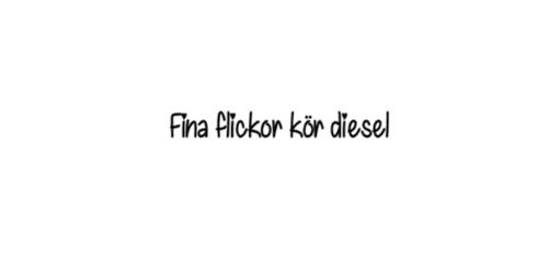BILDEKAL, FINA FLICKOR KÖR DIESEL