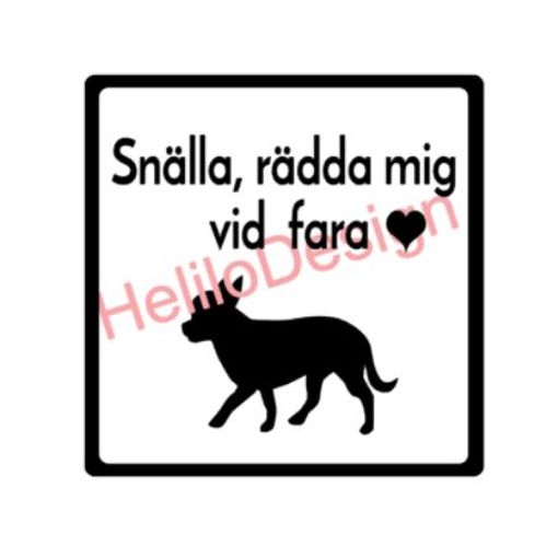 BILDEKAL, RÄDDA MIG VID FARA (välj hundras)