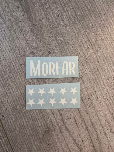 OUTLET, DEKAL (Morfar)