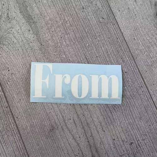 OUTLET, DEKAL (From)