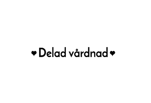 Bildekal, Delad vårdnad
