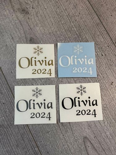 OUTLET, DEKAL (Till julkula - Olivia)
