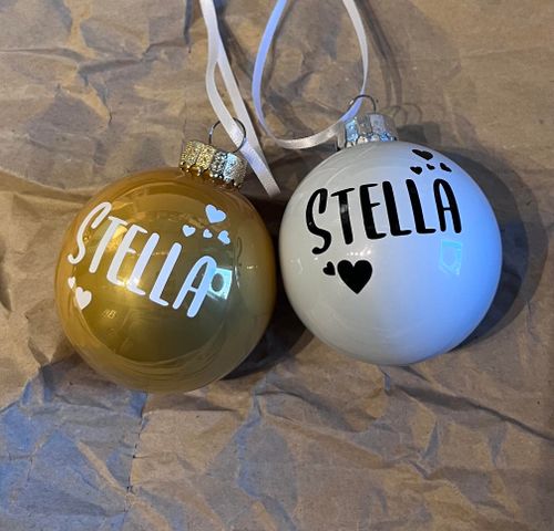 JULKULA, GLAS (valfritt namn)
