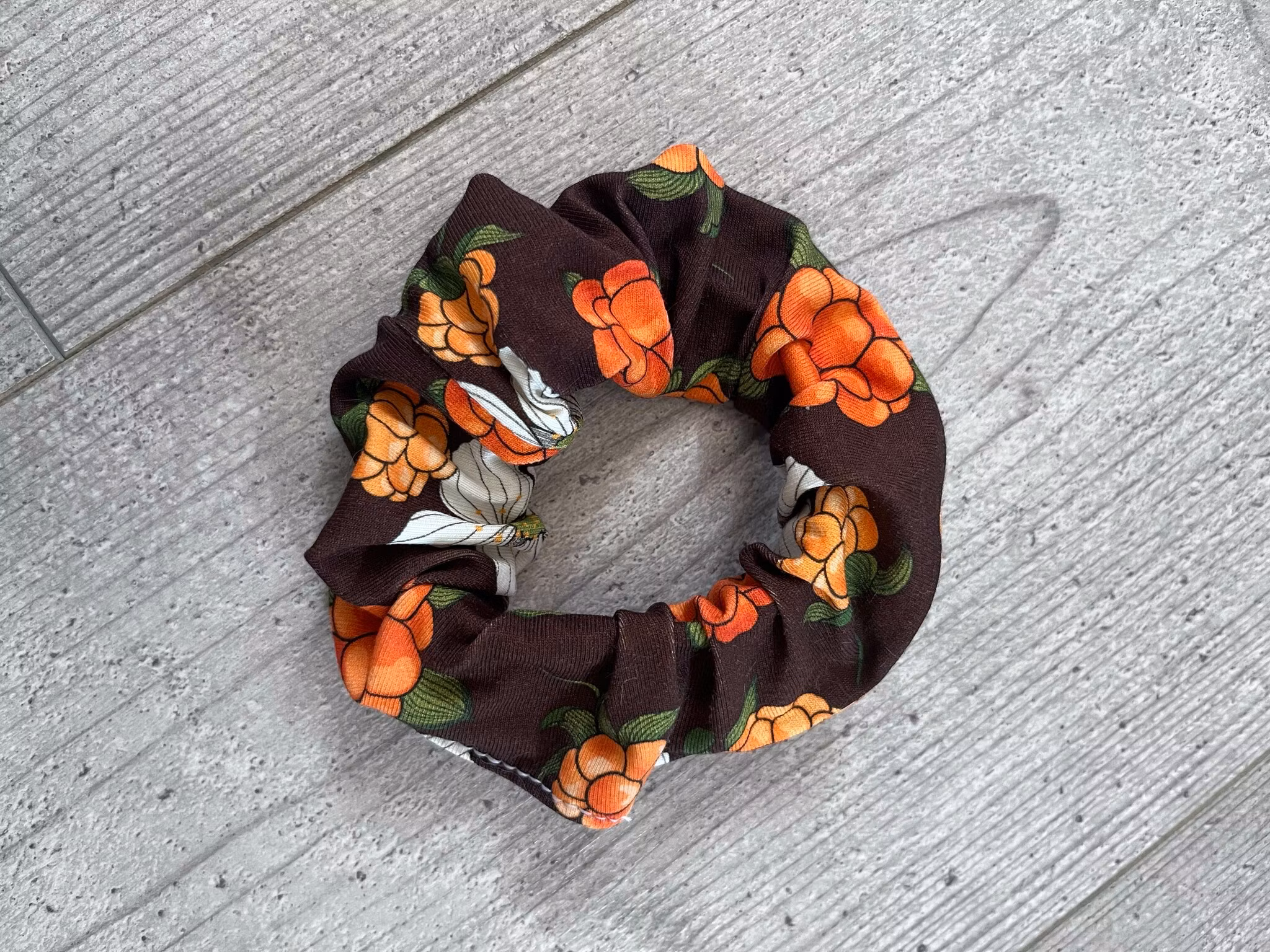 SCRUNCHIE, HJORTRON (brun)