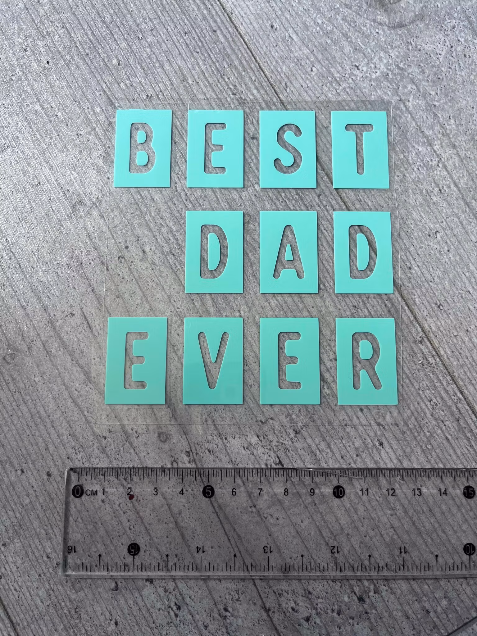 TEXTILTRYCK, BEST DAD EVER