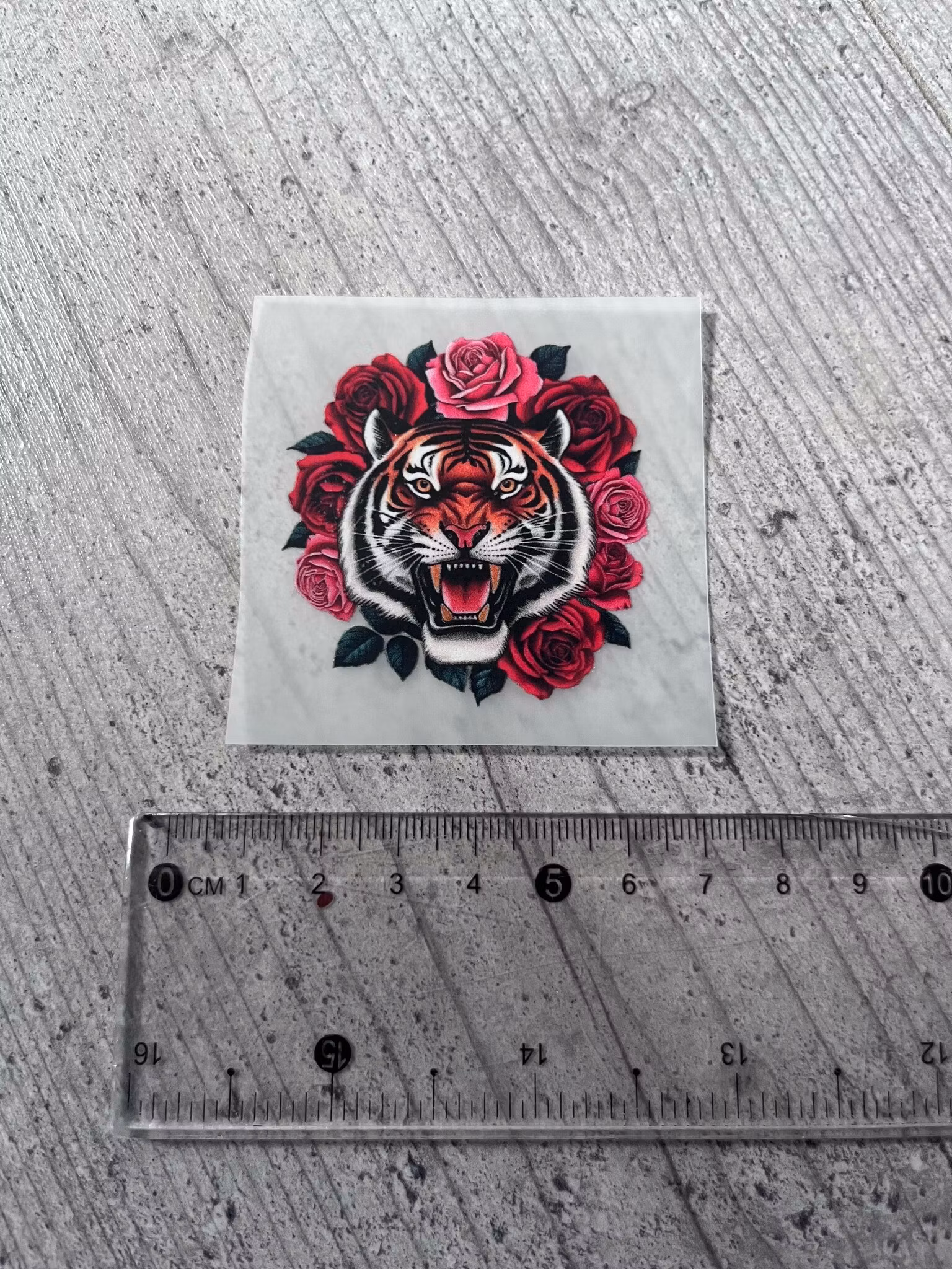 TEXTILTRYCK, TIGER