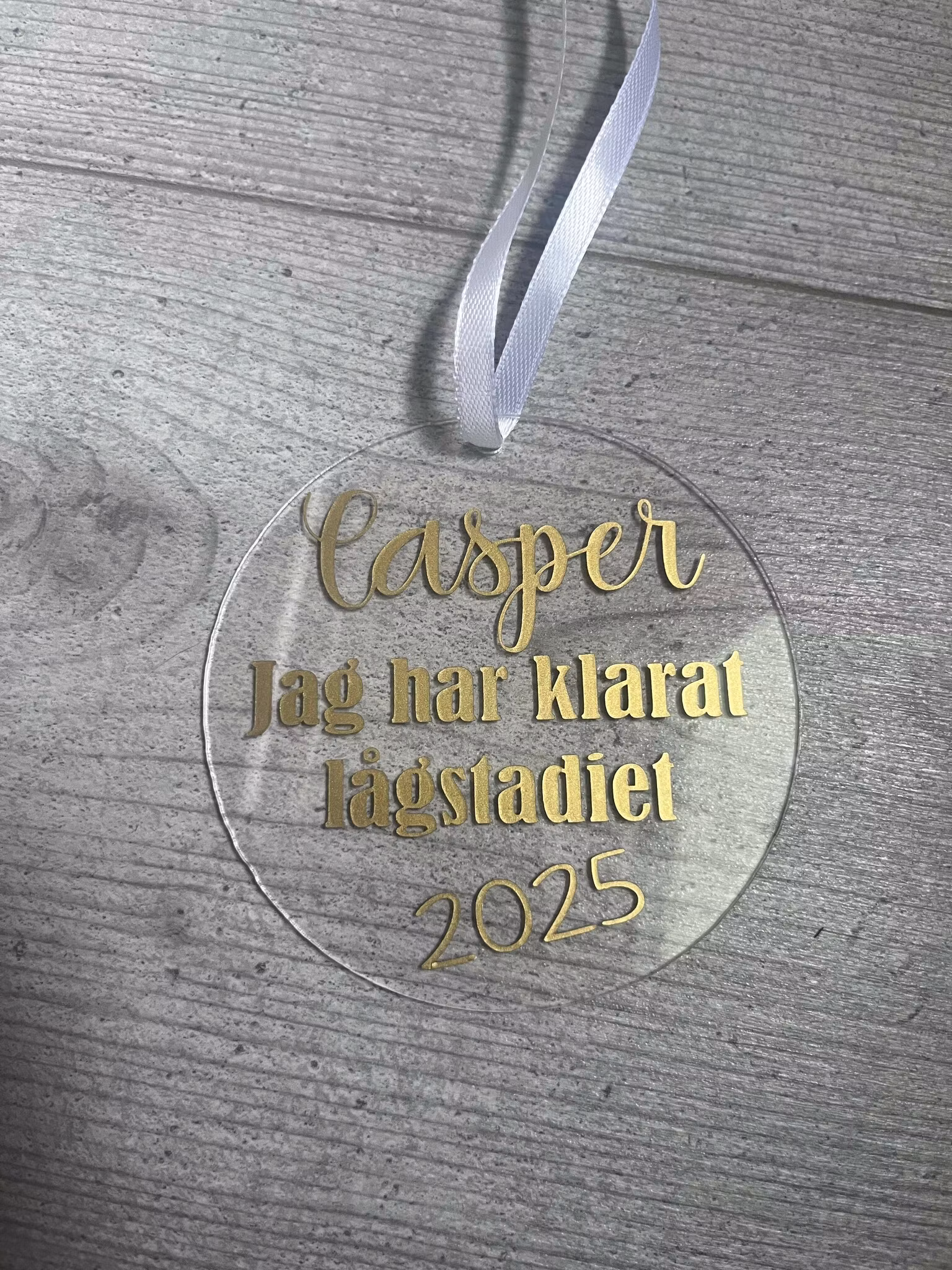 MEDALJ, JAG HAR KLARAT (Valfri titel)