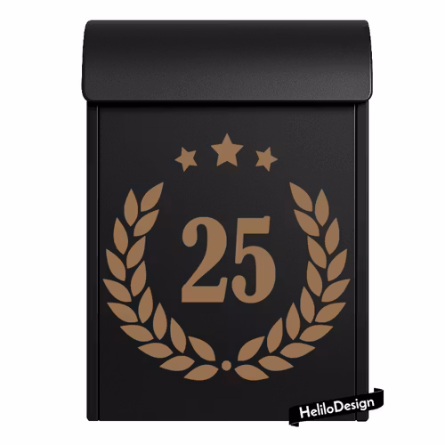 DEKAL TILL BREVLÅDA, KRANS (20x20 cm)