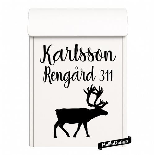 DEKAL TILL BREVLÅDA, REN (20x25cm)