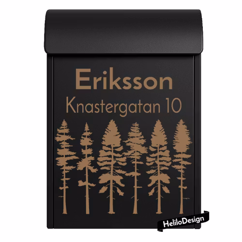 DEKAL TILL BREVLÅDA, TRÄD (25x27cm)