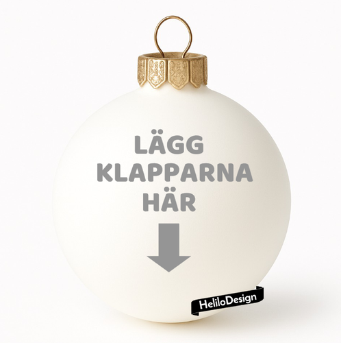 DEKAL TILL JULKULA, LÄGG KLAPPARNA HÄR