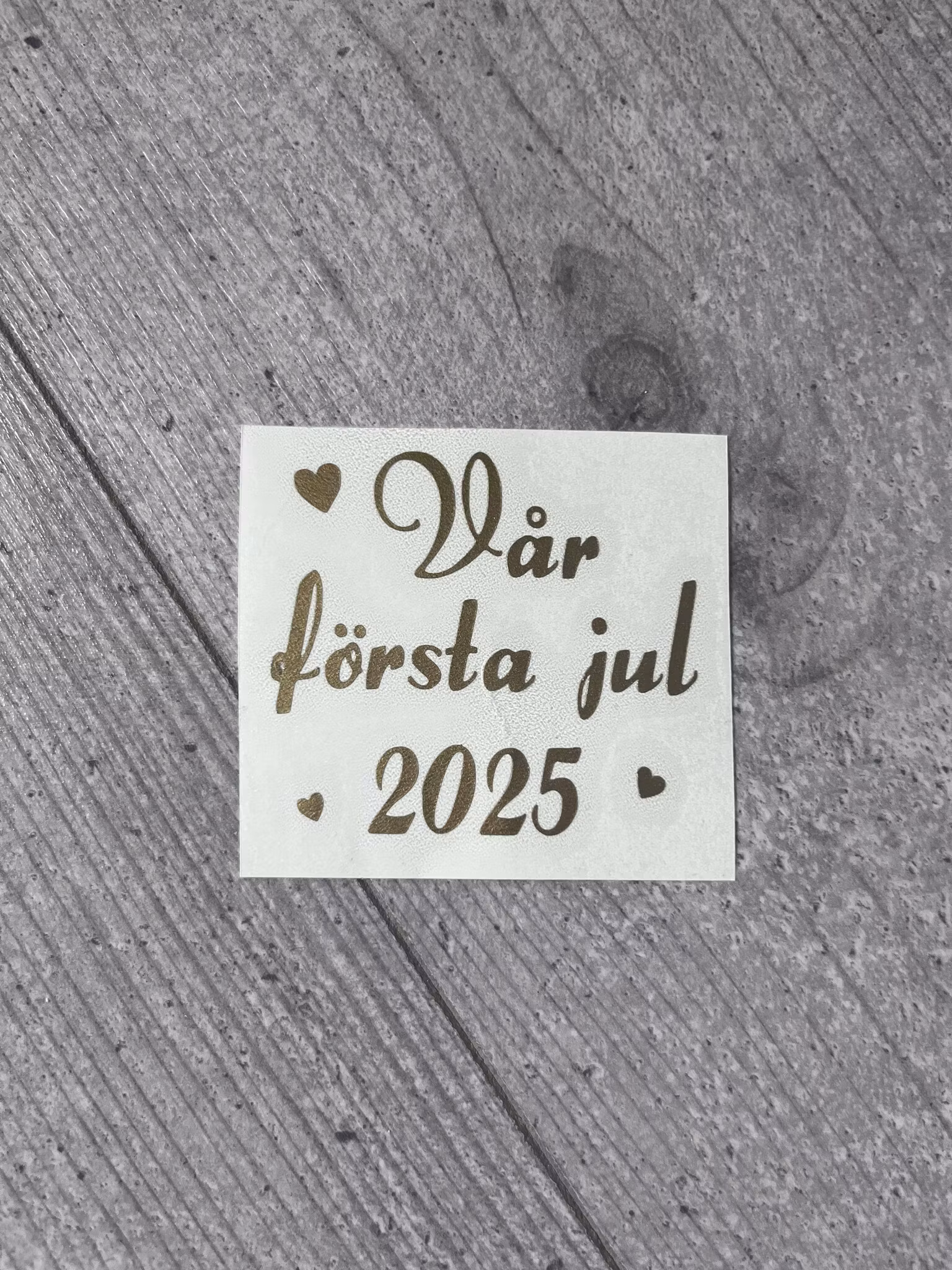 OUTLET, DEKAL (Vår första jul)