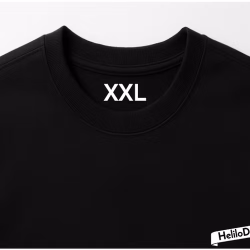 TEXTILTRYCK, STORLEK BOKSTAV (XXS-XXL)