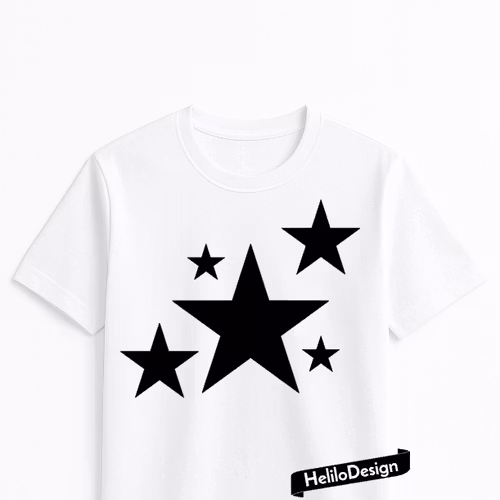 TEXTILTRYCK, STJÄRNOR (ark)