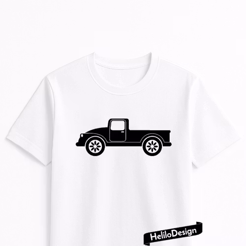 TEXTILTRYCK, LASTBIL RETRO