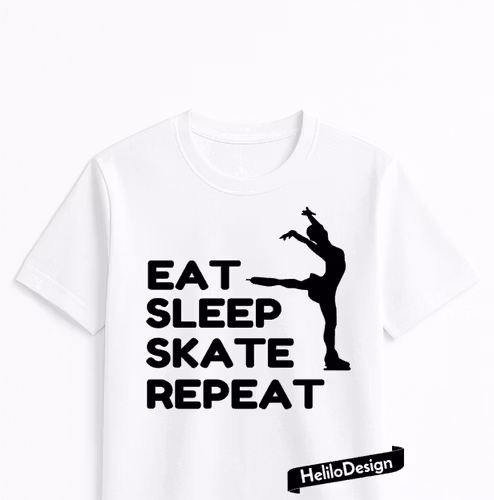 TEXTILTRYCK, EAT SLEEP SKATE REPEAT