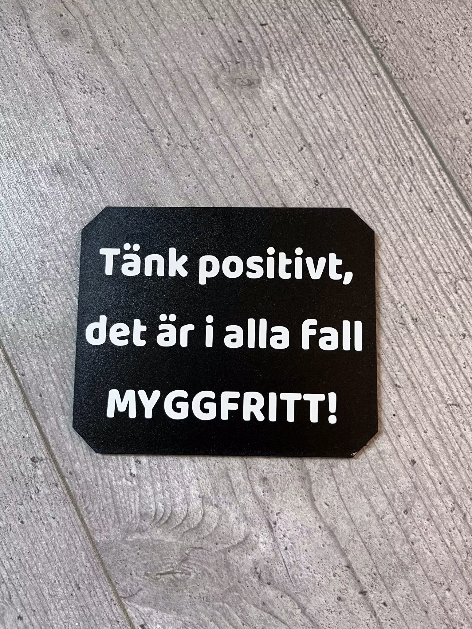 ISSKRAPA, TÄNK POSITIVT