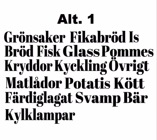 DEKAL, ETIKETTER TILL FRYSLÅDOR