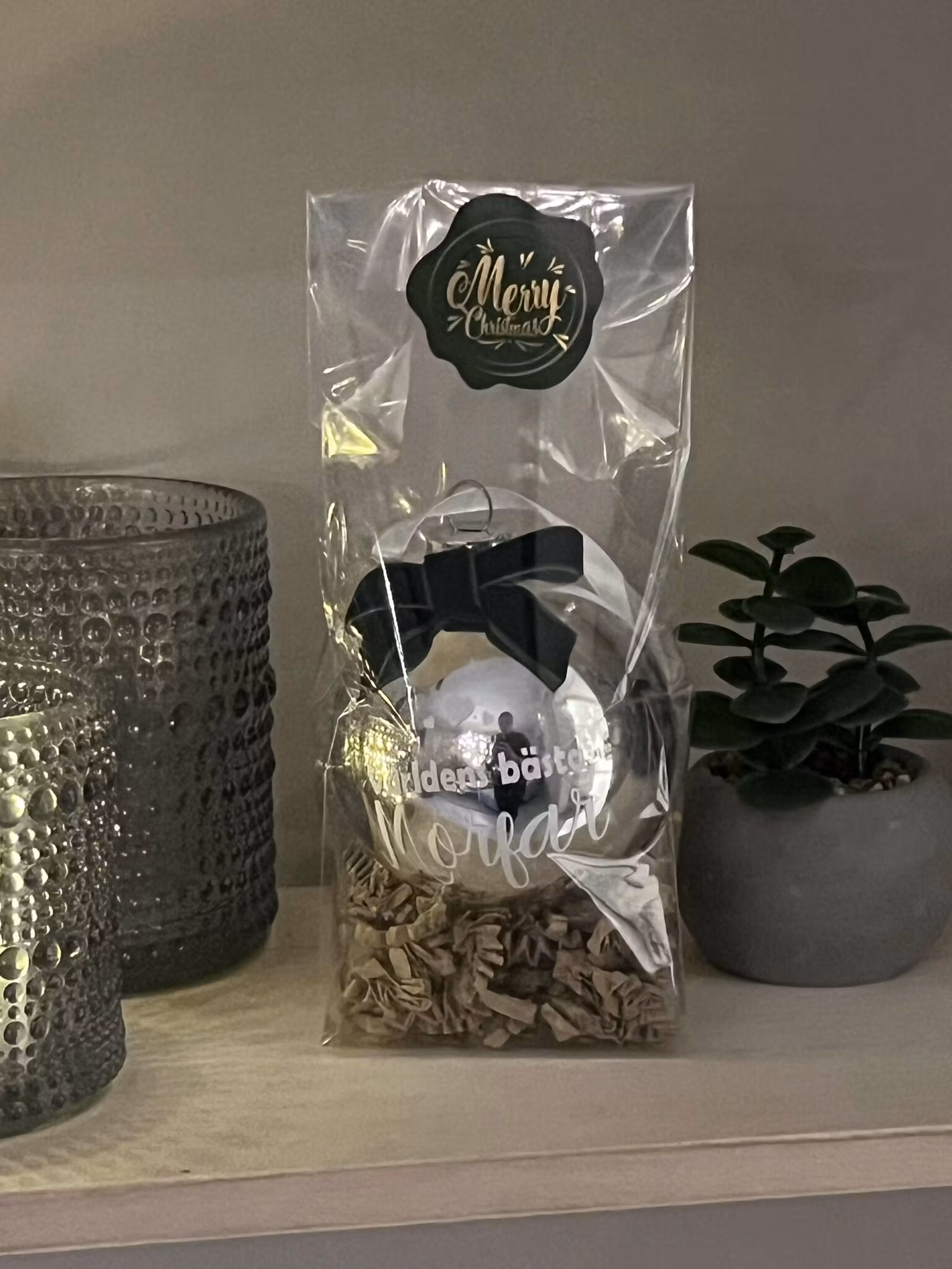 JULKULA I PRESENTPÅSE, VÄRLDENS BÄSTA MORFAR