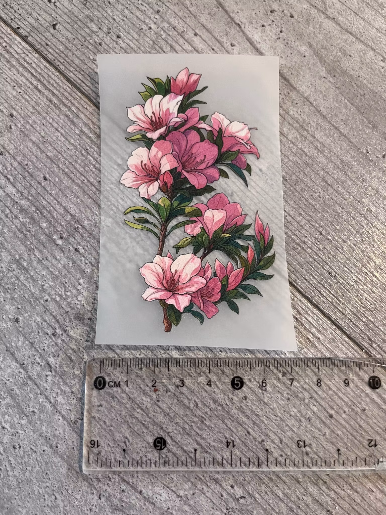 TEXTILTRYCK, BLOMMOR