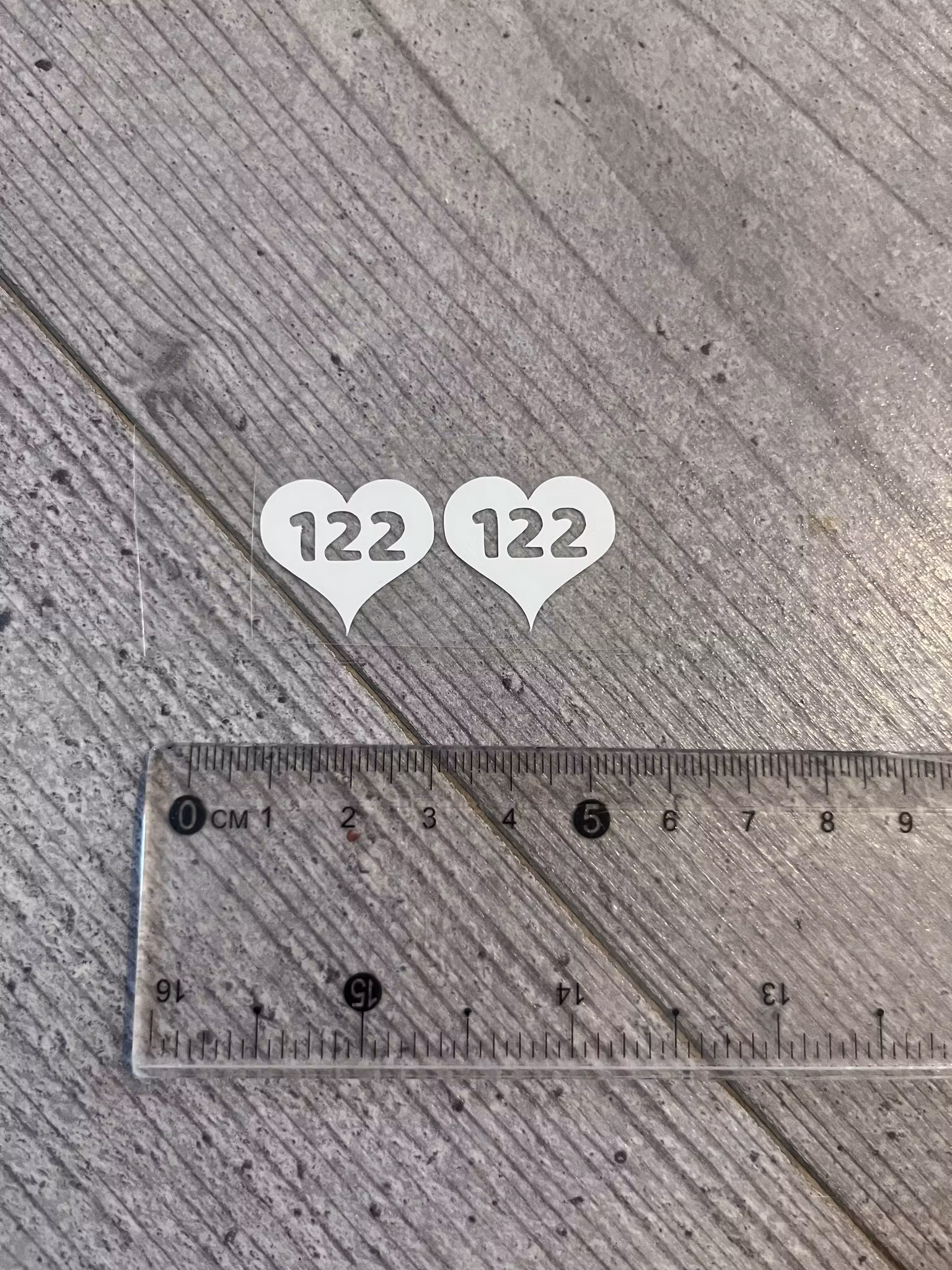 TEXTILTRYCK, STORLEK (122)