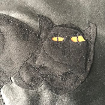 Liten Skinnväska m katt