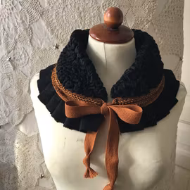 Pälskrage. Unik. Återbrukad päls