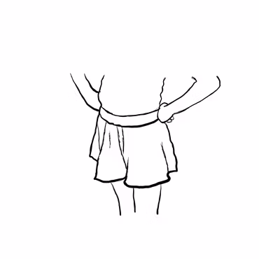 Shorts-kjol