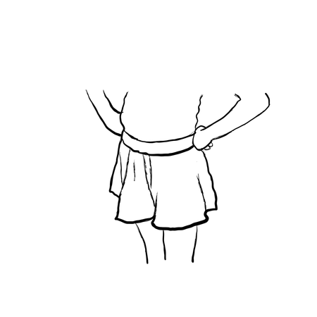 Shorts-kjol