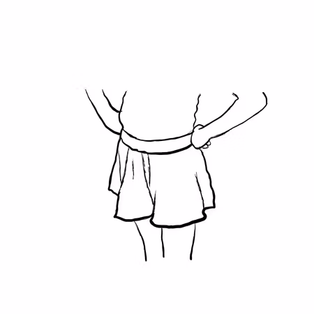 Shorts-kjol
