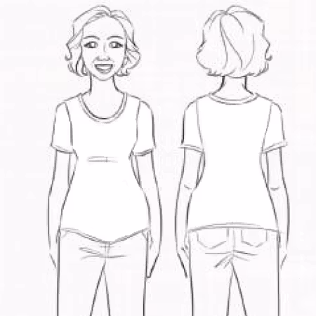 T-shirt vuxen