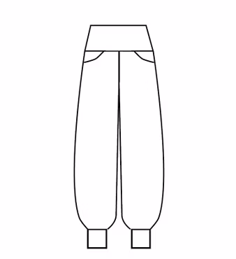 Baggy byxor vuxen