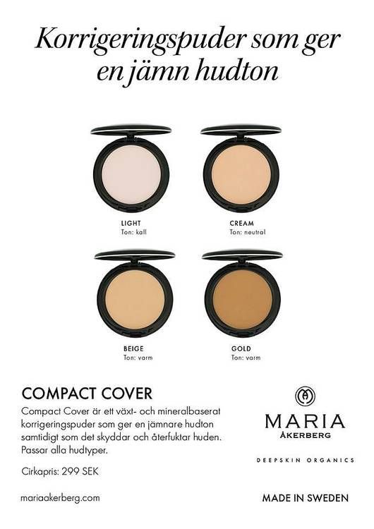 Maria Åkerberg Compact Cover Gold